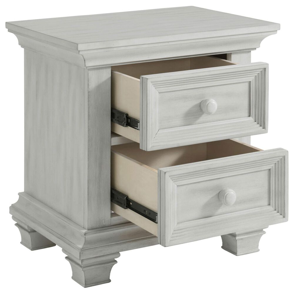 Oxford Baby Weston 2 Drawer Nightstand in Vintage White, , large