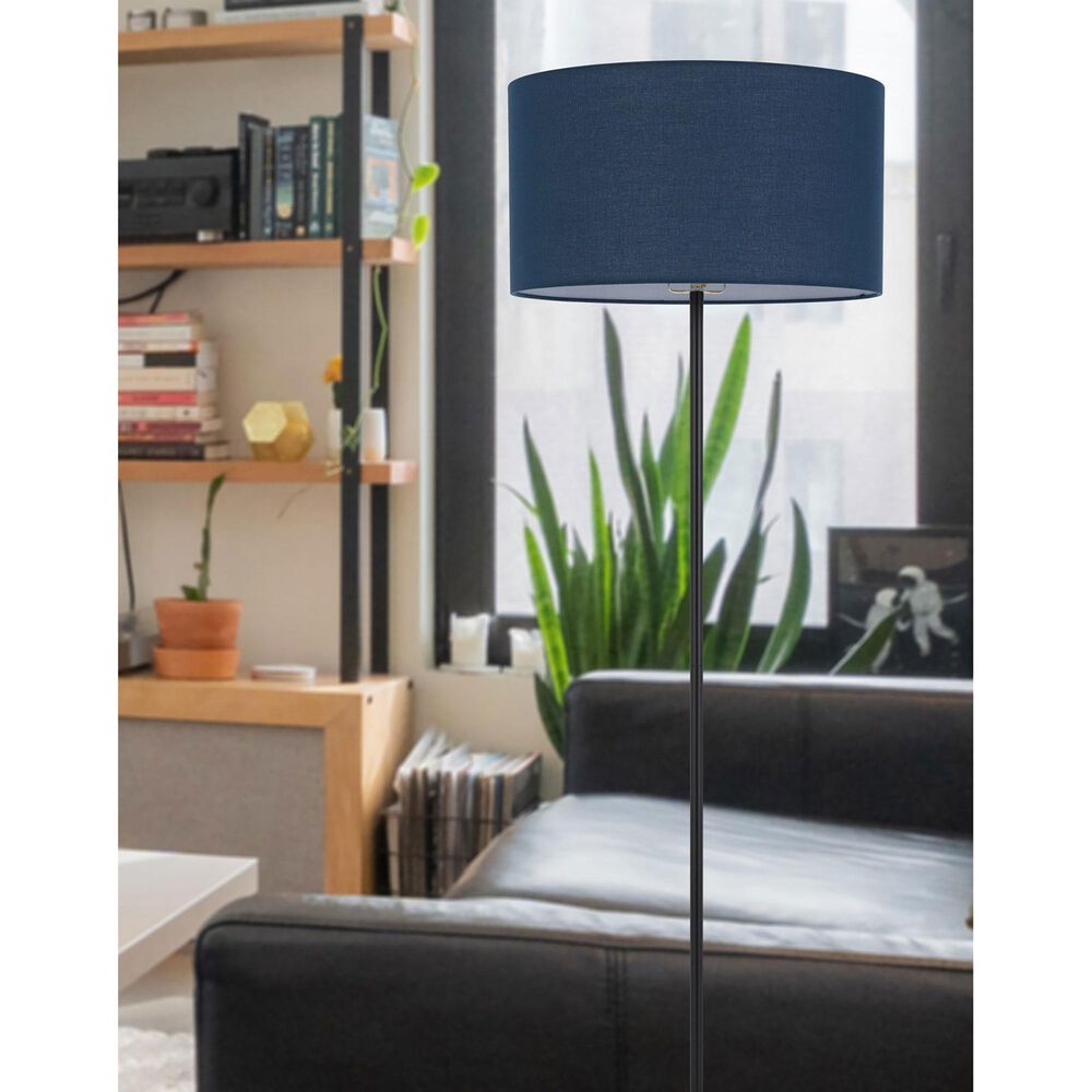 Cal Lighting Cromwell Floor Lamp in Dark Bronze and Antique Brass, , large