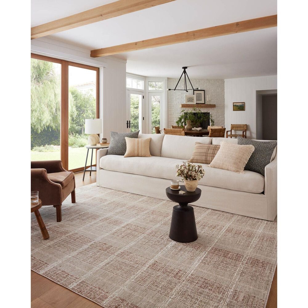 Angela Rose Ember 7&#39;10&quot; x 10&#39; Clay and Sand Area Rug, , large