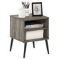 HOMLUX Claude 2-Tier Square End Table in French Oak Grey, , large