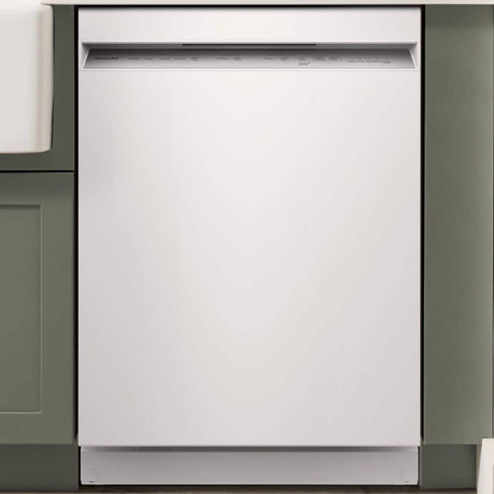 KitchenAid 24&quot; Third Level Utensil Rack Dishwasher with 30+ Total Wash Jets and Pocket Handle in Black, , large