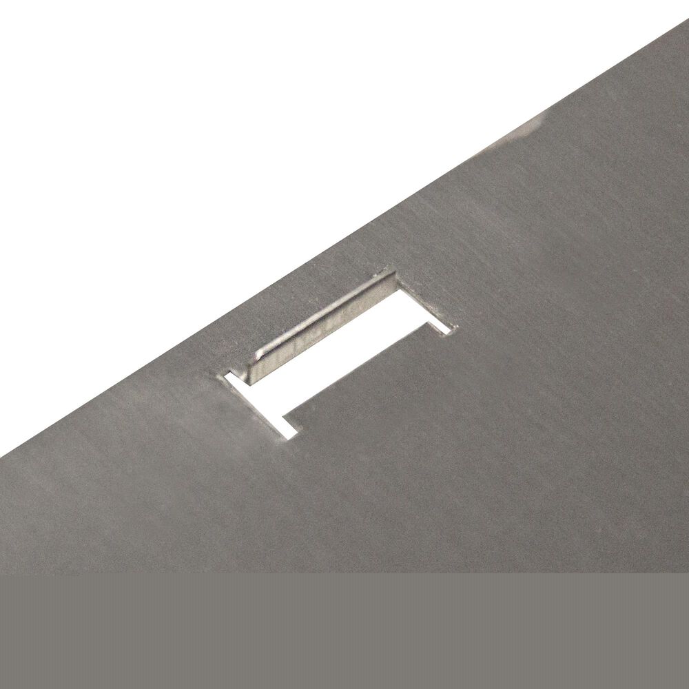 Blaze LP Hole Cover in Stainless Steel, , large
