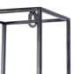 Maple and Jade 7-Bottle Display Wall Wine Rack in Matte Black and Brown, , large