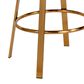Flash Furniture Toledo Swivel Adjustable Barstool in Gold, , large