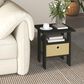 HOMLUX 1-Drawer End Table in Espresso, , large