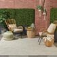 Nourison Positano 10" x 14" Light Grey Indoor/Outdoor Area Rug, , large