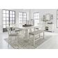 Ashley Robbinsdale Counter Height Barstool in White (Set of 2), , large