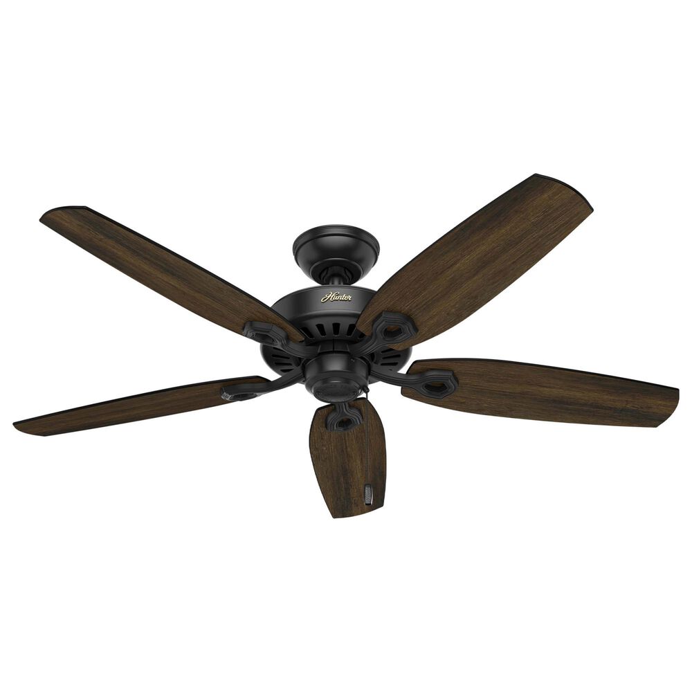 Hunter Builder Elite 52&quot; Ceiling Fan in Matte Black, , large