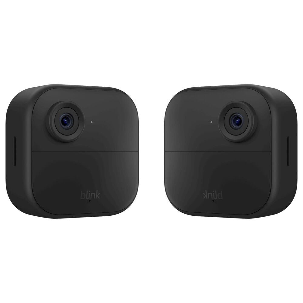 Blink Outdoor 4 Wireless Camera with Add-on Security Camera in Black, , large