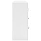 Ashley Charbitt 6-Drawer Dresser in Matte White and Replicated Oak Grain, , large
