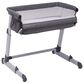 Delta Simmons Kids Dream Bedside Baby Bassinet in Grey Tweed, , large