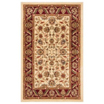 Safavieh Lyndhurst LNH215 3"3" x 5"3" Ivory and Red Area Rug, , large