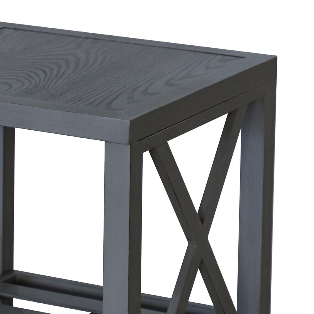Summit Home St. Thomas Outdoor End Table in Gray, , large
