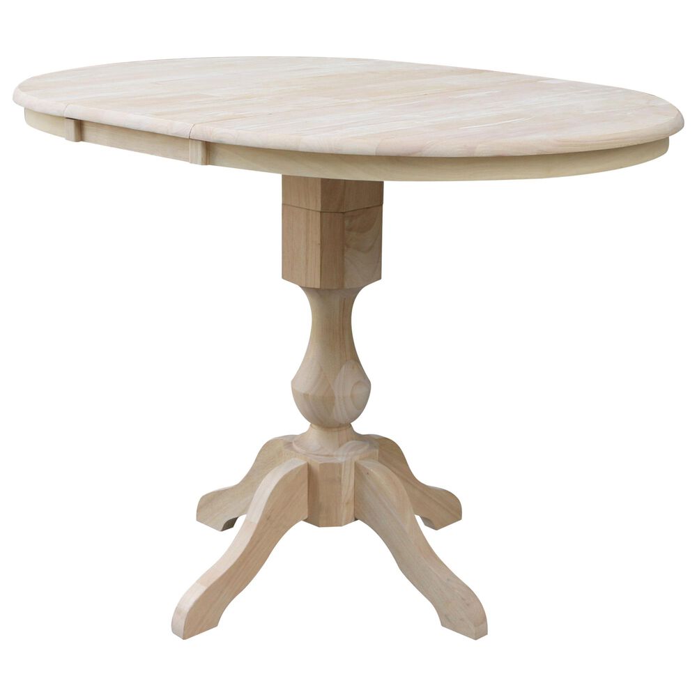 International Concepts Modern Farmhouse 36&quot; Dining Table in Unfinished, , large