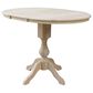 International Concepts Modern Farmhouse 36" Dining Table in Unfinished, , large