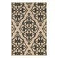 Oriental Weavers Cayman 1B 3"10" x 5"5" Sand/Charcoal Area Rug, , large
