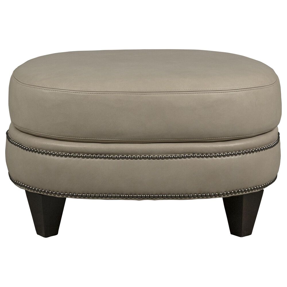 Bradington-Young Richardson Stationary Leather Sofa in Cream, , large