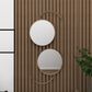 Maple and Jade 20" x 43" Wall Mirror in Matte Gold, , large