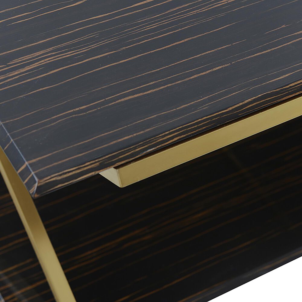 Blue River Westlake Coffee Table in Brushed Gold, , large