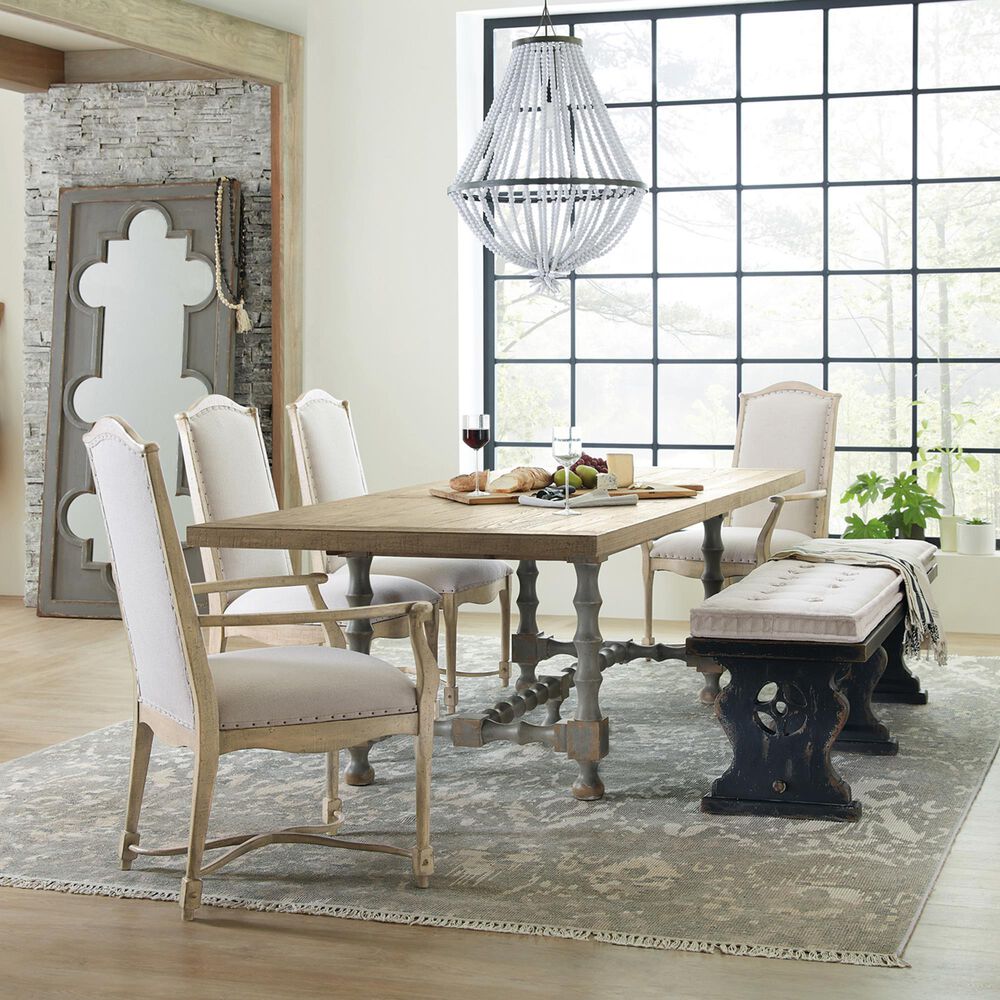Hooker Furniture Ciao Bella Arm Chair in Natural &#40;Set of 2&#41;, , large
