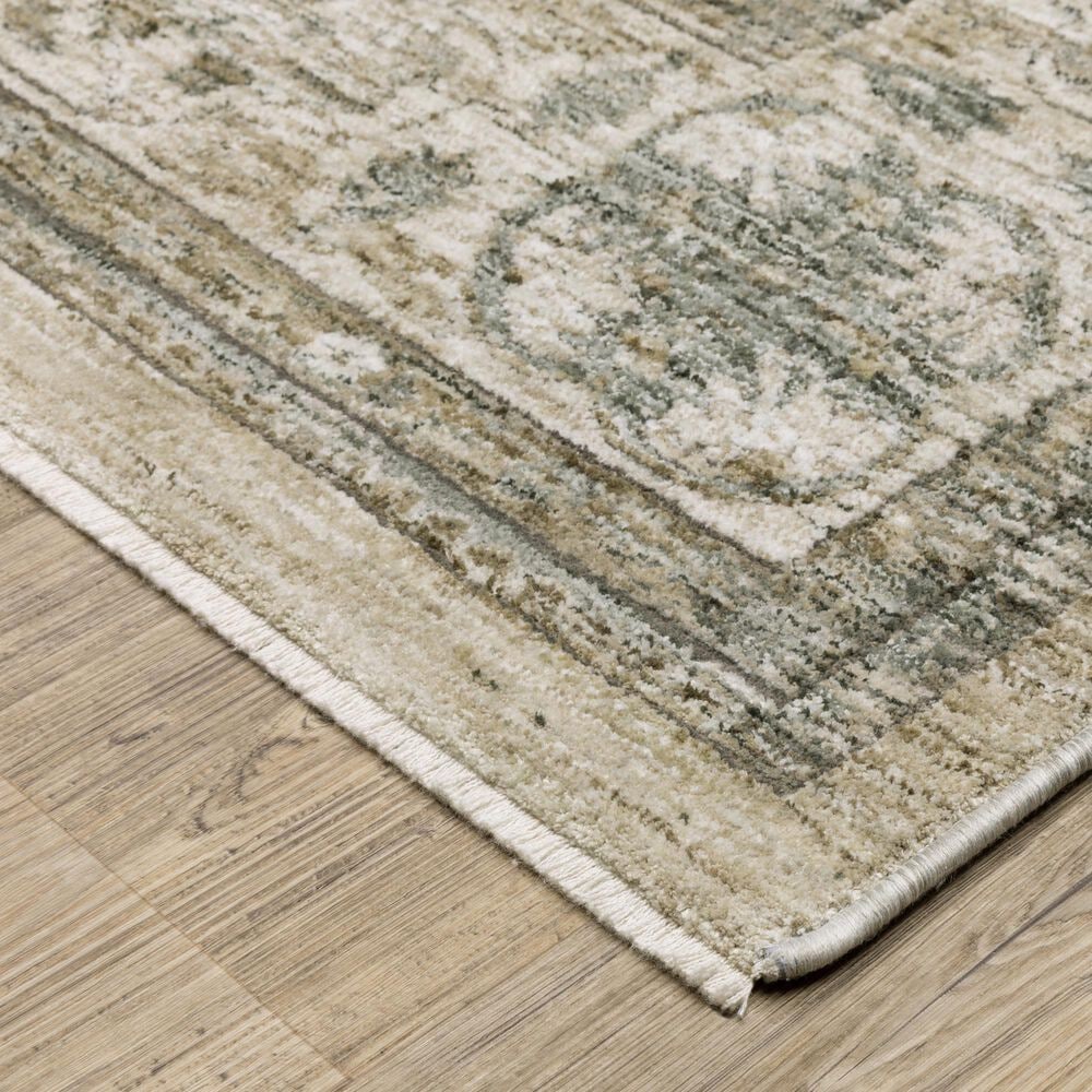 Oriental Weavers Avalon AVA03 Beige and Grey 3&#39;2&quot; x 5&#39; Area Rug, , large