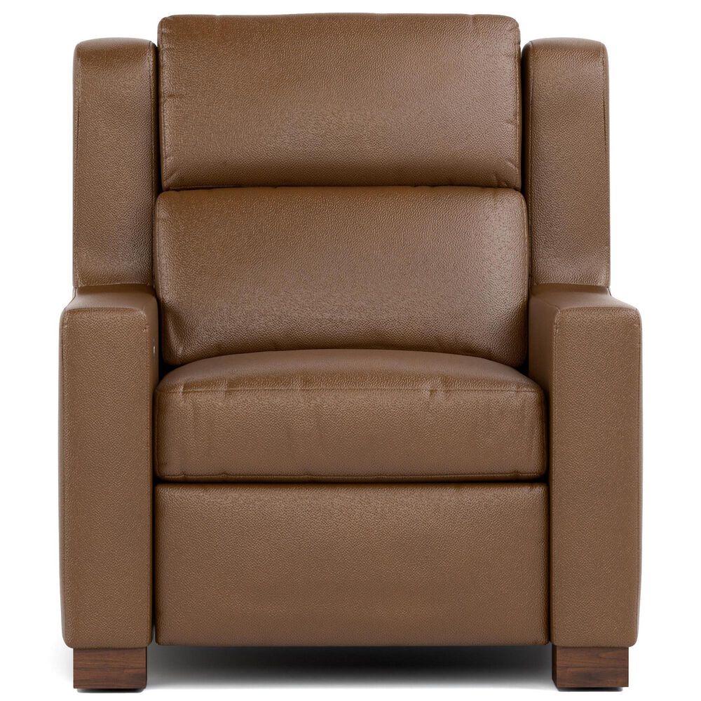 Stickley Furniture Woodlands Power Leather Motion Recliner in Salvano Bark, , large