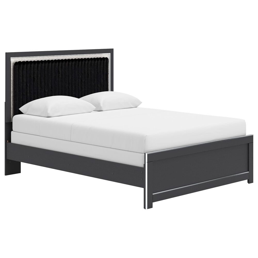 Ashley Zuraleus 3-Piece Queen Panel Bedroom Set in Matte Black, , large