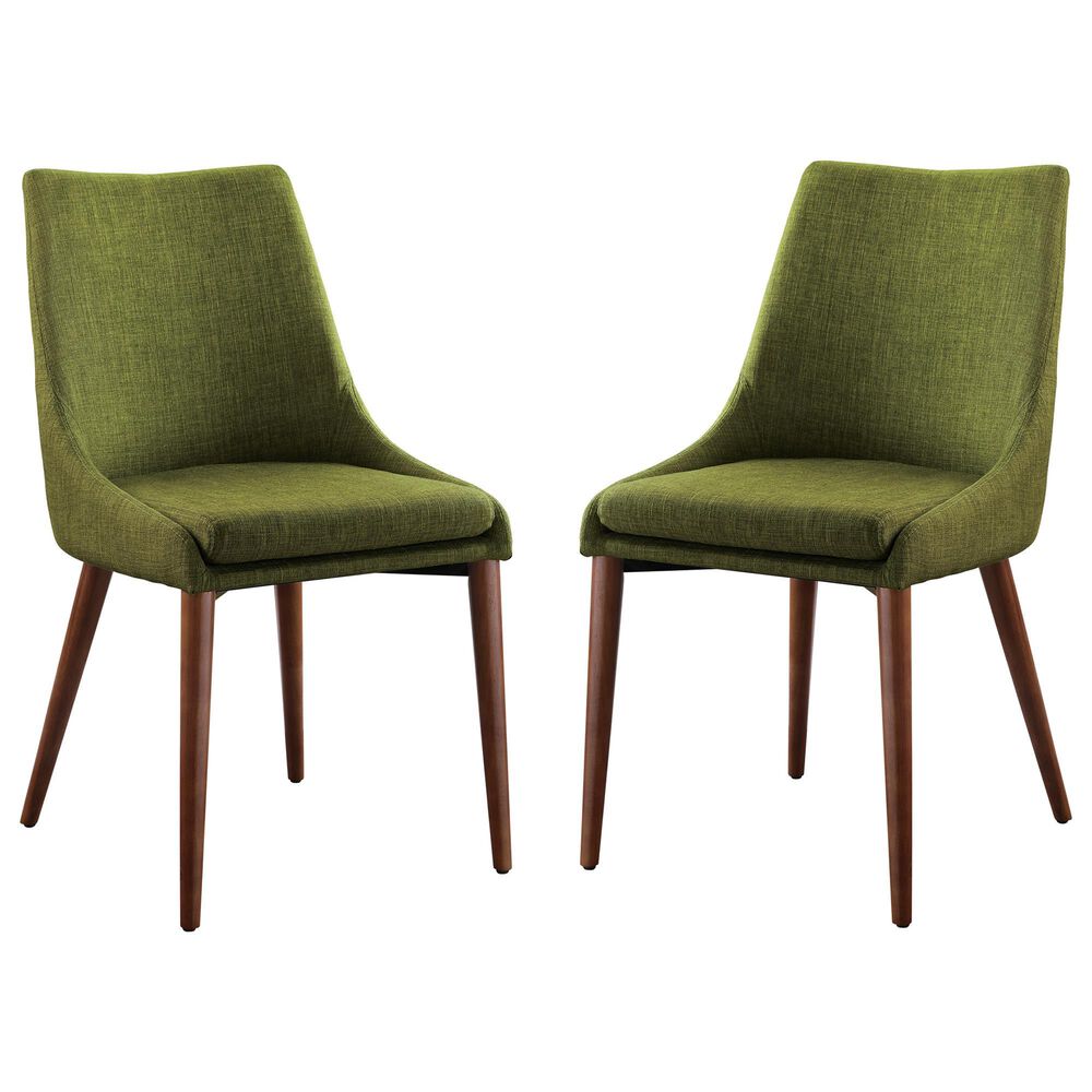 Valor Living Palmer Side Chair with Green Cushion (Set of 2), , large