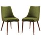 Valor Living Palmer Side Chair with Green Cushion (Set of 2), , large