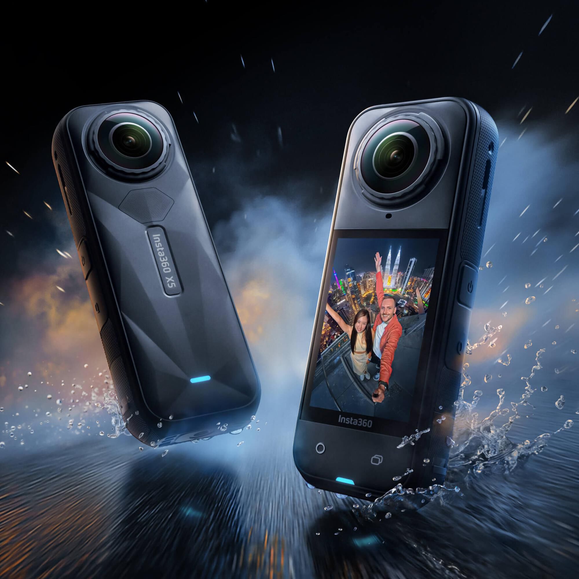 Insta360 X5 Motorcycle Multiview Bundle Action Camera in Black