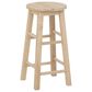 Linon Home Decor Abby 24" Counter Stool in Unfinished, , large