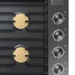 Dacor Modernist 30" Gas Cooktop in Graphite Stainless Steel, , large