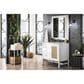 James Martin Vanities Addison 36" Single Bathroom Vanity in Glossy White with 3 cm Eternal Jasmine Pearl Quartz Top and Rectangular Sink, , large