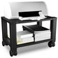 Timberlake 2-Tier Office Rolling Cart in Black, , large