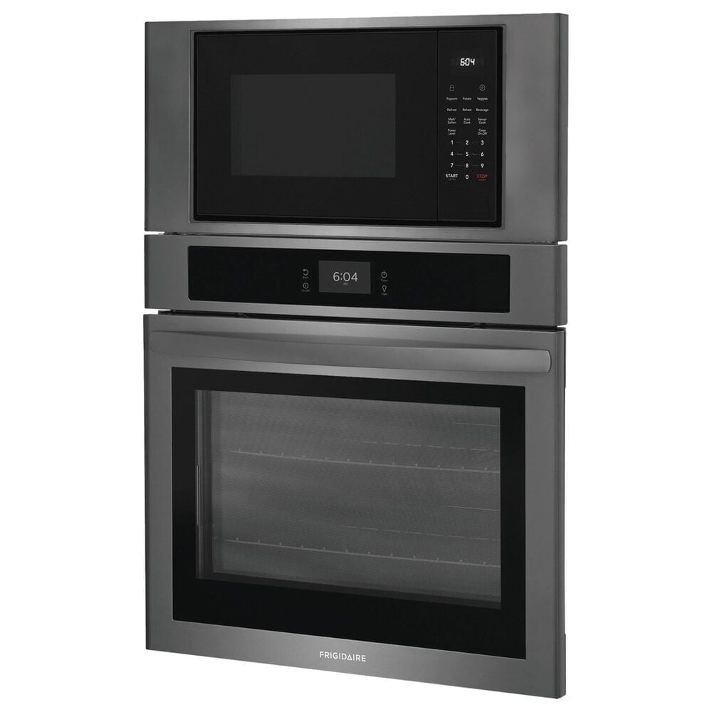 Frigidaire 30" Microwave Combination Wall Oven in Black Stainless Steel, , large