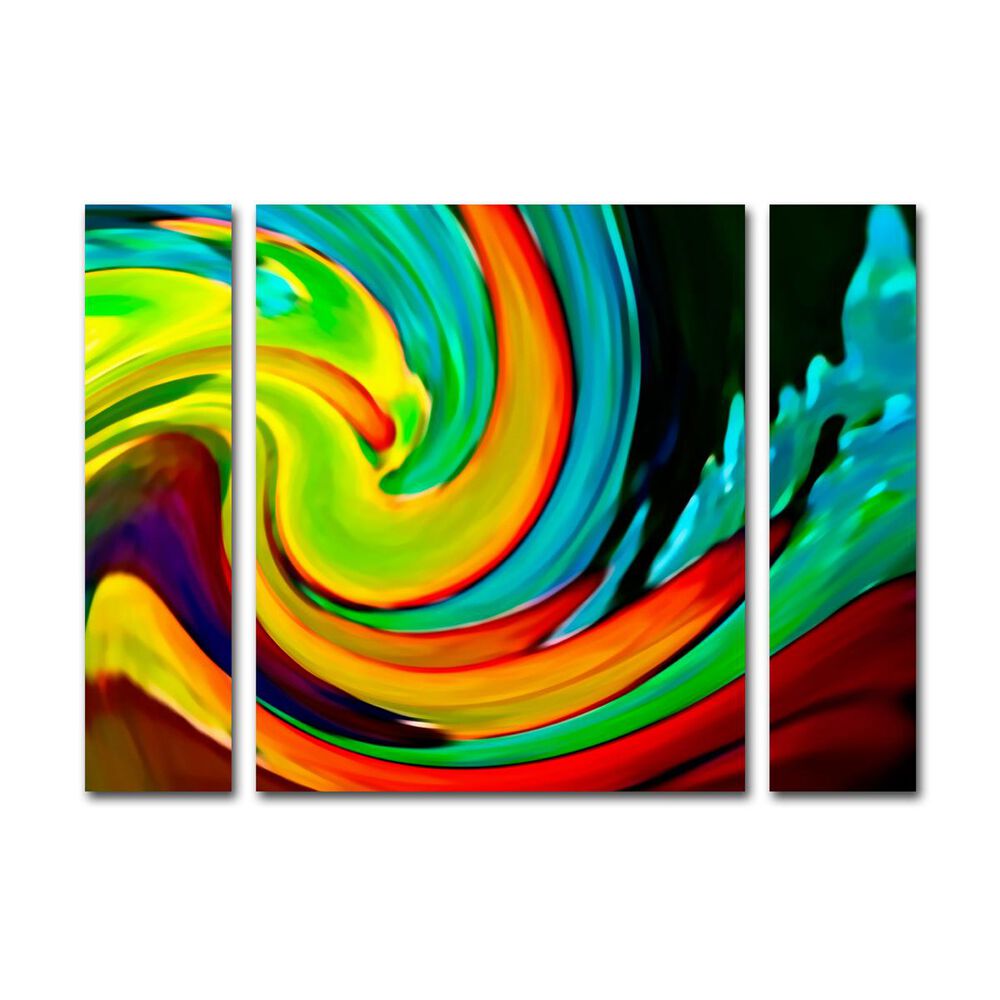 Timberlake "Crashing Wave" Large Multi Panel Art Set, , large