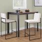 Lumisource Fuji High Back Counter Stool with Beige Fabric Cushion in Black (Set of 2), , large