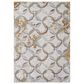 Kas Oriental Rugs Luna Visions 3"3" x 4"11" Gold Area Rug, , large