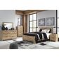 Ashley Hyanna 5-Piece King Bedroom Set in Golden Rustic, , large