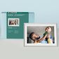 Aura Carver Mat 10" Digital Wi-Fi Photo Frame with Paper Mat in Sandstone, , large