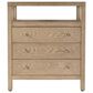 Butler Specialty Company Nora 3-Drawer Nightstand in Light Oak, , large