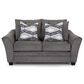 Moore Furniture Eastbrook Stationary Sofa and Loveseat Set in Shasta Charcoal, , large