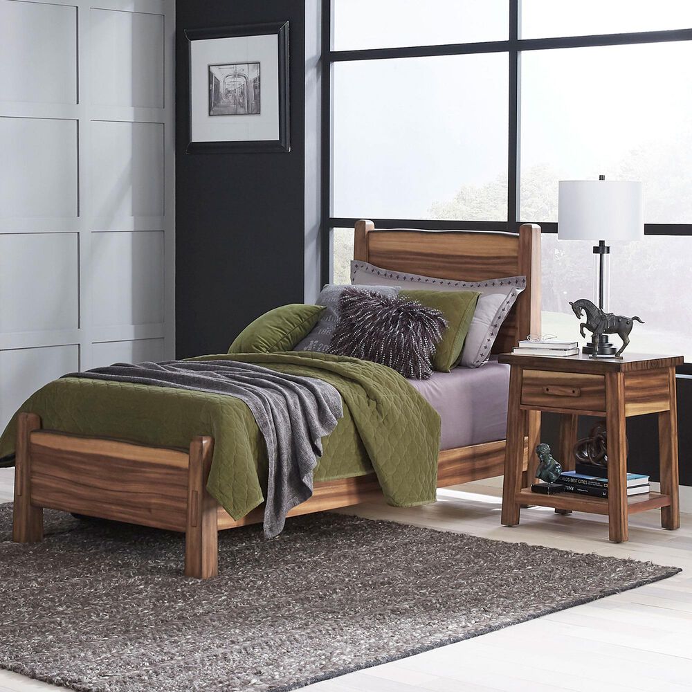 Homestyles Forest Retreat 2 Piece Twin Bedroom Set in Brown, , large