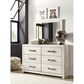Ashley Cambeck Dresser and Mirror in Whitewash, , large