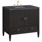 James Martin Vanities Myrrin 36" Vanity in Carbon Oak with 3 cm Charcoal Soapstone Quartz Top, , large