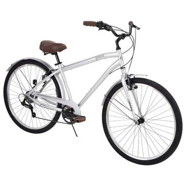 Huffy 27.5" Sienna Men"s 7-Speed Comfort Bike in Silver, , large
