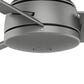 Hunter Trimaran 52" Outdoor Ceiling Fan in Matte Silver, , large