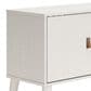 Ashley Aprilyn 59" TV Stand in White, , large