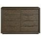 Furniture Worldwide Sable Dresser and Mirror in Brown, , large
