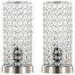 LumiSource Chandelier Uplight in Brushed Nickel and Chrome (Set of 2), , large